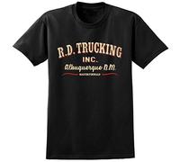 R.D. Trucking Convoy Inspired T-Shirt - Retro Classic 70s Film Movie Tee Shirts Black