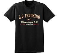 R.D. Trucking Convoy Inspired Tshirt Retro 70s Film Movie Tee Shirts Black Black L