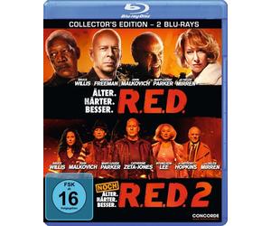 R.E.D. - Älter. Härter. Besser / R.E.D. 2 (Blu-ray)