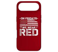 R.E.D On Fridays We Wear Red US Flag Military Remember Case for iPhone Air