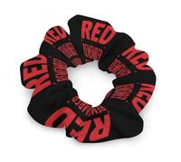 R.E.D Remember Everyone Deployed Hair Scrunchies for Women Elastic Hair Bands Soft Hair Ties for Styling Gift Christmas Valentine's Day