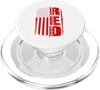 R.E.D. Remember Everyone Deployed Military Service Veterans PopSockets PopGrip for MagSafe