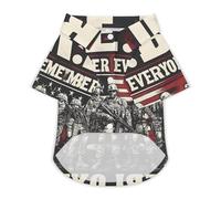 R.E.D. Remember Everyone Deployed Pet Shirt Dogs Cats Clothes Short Sleeve Breathable Puppy Costume