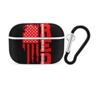 R.E.D Remember Everyone Deployed Red Friday 4 Case Cover Compatible with AirPods Pro 2nd 1st Generation Hard Skin Protection