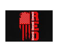 R.E.D Remember Everyone Deployed Red Friday 4 Pet Feeding Mat Dog Water Bowl Cat Food Place Mats Non Slip