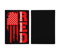 R.E.D Remember Everyone Deployed Red Friday 4 Travel Passport Wallet Credit Card Holder Cover Case Protector