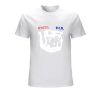 R.E.M Monster Rock Album T-Shirt Man's Fashion White Unisex Tees M