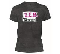 R.E.M Out of Time Mens Charcoal T Shirt R.E.M Tee Black M