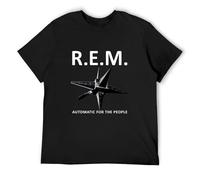 R.E.M. REM Automatic for The People 92 Mens Unisex T-Shirt Graphic Print Top Black Tee M