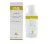 R-E-N Cle-an Skin-care Invisible Pores Detox Mask, Absorbs Excess Oil, Nourishes & Refreshes Skin, Reduces and Refines Pores, Smoothing, Firming, Clearer Skin, 50ml