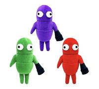 R.E.P.O Plush, Funny Stuffed Horror Games Plushie Toy for Fans Colorful Monsters Plush Figure Doll for Room Decor Pillow Gifts(Green+Purple+Red)