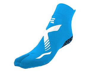 R-EVENGE Antibacterial Antiskid Technical Socks Swimming Pool Adults 1 Finger Separate Big Toe Blue (L 42-45)