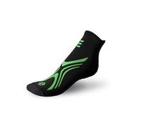 R-EVENGE Pool Classic Non-Slip Sock for Water Activities, Antibacterial, Chlorine Resistant, Yarn and Recycled Packaging, black/green, M 38/41