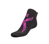 R-EVENGE Pool Classic Q-NOVA Sock - Ideal for Water Activities and Wet Surfaces - Antibacterial and Non-Slip, Black - Fuchsia, 34-37