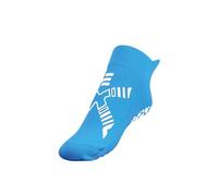 R-EVENGE Pool Kids, Antibacterial and Anti-slip Pool Activity Socks with Recycled Q-Nova Yarn and Silver Thread (Light Blue - White, XS 20-24)