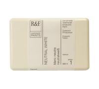 R & F 333ml (large cake) Encaustic (Wax Paint) Neutral White (121G)
