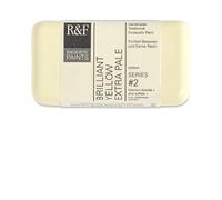 R & F 40ml (small cake) Encaustic (Wax Paint) Brilliant Yellow X Pale (112D)