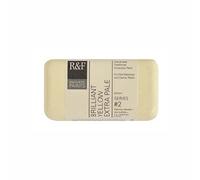 R & F 40ml (small cake) Encaustic (Wax Paint) Brilliant Yellow X Pale (112D)
