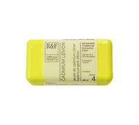 R & F 40ml (small cake) Encaustic (Wax Paint) Cadmium Lemon (1140)