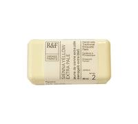 R & F 40ml (small cake) Encaustic (Wax Paint) Sienna Yellow Extra Pale
