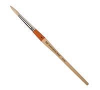 R&F Handmade Paints Encaustic Round Paintbrush, No.8 by R&F Handmade Paints