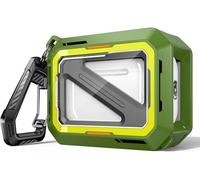 R-fun for AirPods Pro 3 Case 2025 with Clean Kit: Armor-style design with a high-transparency window, providing military-grade protection against drops and scratches, Green