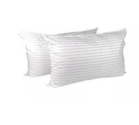 R&G HOTEL QUALITY Stripe Pillows 3 Pack Bounce to Back Soft Pillow for Side, Stomach and Back Sleepers, Anti Allergy Pillow With Extra Soft Hollow Fiber Filling, Bed Pillows