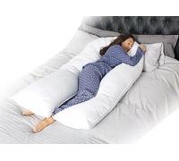R&G U SHAPE FULL BODY BACK SUPPORT EXTRA FILL NURSING 9FT PREGNANCY MATERNITY PILLOW UK MANUFACTURED