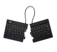 R-Go Split Break Wireless Ergonomic Keyboard - Black - QWERTY UK (RGOSBUKWLBL)