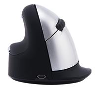 R-Go Tools Ergonomic mouse R-Go HE Break with break software, large (hand size ≥ 185 mm), left-handed, Bluetooth, black