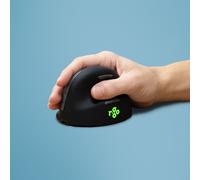 R-Go Tools Ergonomic mouse R-Go HE Break with break software, medium (hand size 165-185 mm), right-handed, Bluetooth, black