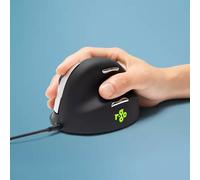 R-Go Tools Ergonomic mouse R-Go HE Break with break software medium (hand size 165-185 mm) right-handed Wired black