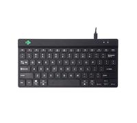 R-Go Tools R-Go Compact Break keyboard, With pause indicator, Ergonomic Flat design, QWERTY (US layout), Wired, Support Windows/Mac/Linux, Black