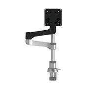R-Go Zepher 4 C2 Single Monitor Arm Desk Mount Adjustable Black/Silver