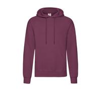 R Hoodie Fruit Of The Loom Burgundy M