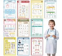 R HORSE 10PCS Kid Pretend Play Notepads, 30 Page Role Play Notebook, 4x6 In