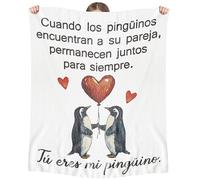 R HORSE Gifts for Her Him - Penguin Couples Blanket for Women Men Wedding Anniversary Blanket for Wife Husband Romantic I Love You Birthday Gifts for Couple Boyfriend Girlfriend 60'' x 50''