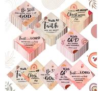 R HORSE Handkerchiefs for Women - 50Pcs Christian Bible Verse Bulk Soft ladies Handkerchiefs, Inspirational Religious Women Hankies with Wavy Edge Christian Gift for Mom Lady Friend Church Gifts