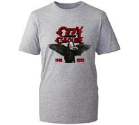 R.I.P Ozzy T-Shirts, Osbourne 1948-2025 Tshirt, Ozzy Tribute T-Shirt, English Singer Shirts Adults Kids Top(Heather Grey, XL)