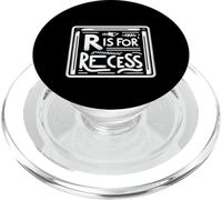 R Is For Recess School Subject Break Student Fun |- PopSockets PopGrip for MagSafe