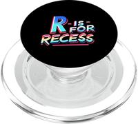 R Is For Recess School Subject Break Student Fun ||- PopSockets PopGrip for MagSafe
