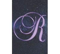 R Journal: A Monogrammed R Initial Capital Letter Notebook For Writing And Notes: Great Personalized Gift For All First, Middle, Or Last Names (Purple ... Constellation Astronomy Stars Sky Print)
