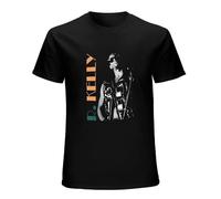 R Kelly Vintage for Men, Tee Short Sleeve T-Shirt Black L