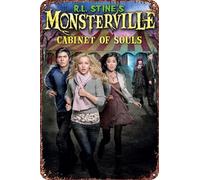 R.L. Stine's Monsterville: The Cabinet of Souls movie Vintage Metal Tin Sign is Retro Metal Sign for Garden Club Outdoor Indoor Home Wall Decorative Poster 8x12 inch
