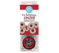 R & M 1848 Christmas Linzer Cookie Cutter Set