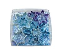 R&M Anniversary House Snowflake Poly-Resin Coated Cookie Cutter Set