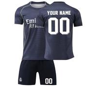 R. M. Football Kits for Boys Personalised Football Kit with Name Number Custom Jersey Shirts & Shorts Set for Men Football Gifts for Kids Adult #A15