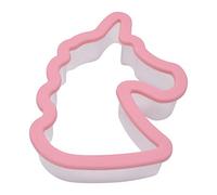 R & M International Unicorn Soft-Grip Cookie Cutter, One Size, Pink