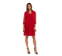 R&M Richards Women's Evening Cocktail Wear Red