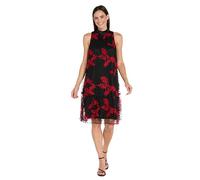 R&M Richards Women's Noir Rouge Eleganza Dress, Black/Red, XL